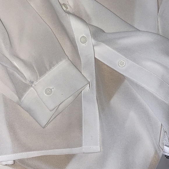 RARE SHEER BUTTON DOWN - Picture 6 of 6